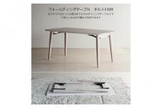 折畳みダイニングテーブル TILT ホワイト 150×80 白 グレー 折り畳み WAプラス 大川市