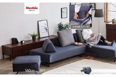 【本体取替カバー(同色)セット】 リバティ2 ソファ 160cm 3人掛け ダークグレー【モーブル】【大川家具】