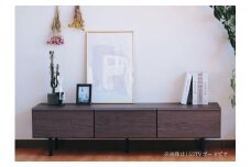 【グレー】大川家具 幅180cm テレビボード -grace-グレース