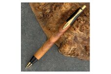 欅・けやき  / 2つの内部機構を持つ新感覚の木軸ペン / SINPEN【MP&BP】ゴールド金具 / MUKU屋