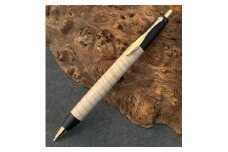 栃縮杢 / 2つの内部機構を持つ新感覚の木軸ペン / SINPEN【MP&BP】ゴールド金具 / MUKU屋