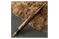 黒柿 / 2つの内部機構を持つ新感覚の木軸ペン / SINPEN【MP&BP】 ゴールド金具/ MUKU屋