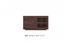 【ウォールナット】大川家具 幅120cm サイドボード -value-バリュー