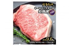 博多和牛 サーロインステーキ 定期便全12回 計約9.6kg(約800g(約200g×4枚)×12回)