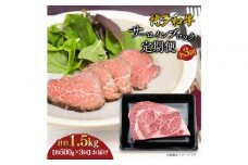 博多和牛 サーロインブロック 定期便全3回 計約1.5kg(約500g×3回)
