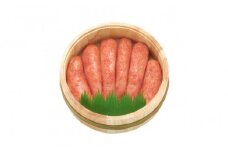 【かねひろ】辛うしてごめんたい・無着色木樽入り(300g)辛子明太子
