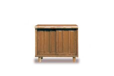大川家具　シューズボックス　光林1200L　幅120cm  靴箱 収納