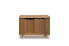 大川家具　シューズボックス　光林1400L　幅140cm  靴箱 収納