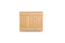 大川家具　シューズボックス　やぐら1200Lバーチ　幅120cm  靴箱 収納【3材質】