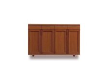 大川家具　シューズボックス　やぐら1600LWN　幅160cm  靴箱 収納【3材質】