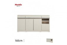 サイドボード 160cm シーン オークホワイト 【モーブル／大川家具】