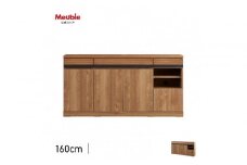 サイドボード 160cm シーン オークヴィンテージナチュラル 【モーブル／大川家具】