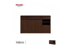 サイドボード 140cm シーン オークブラウン 【モーブル／大川家具】