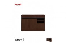 サイドボード 120cm シーン ブラウン 【モーブル／大川家具】