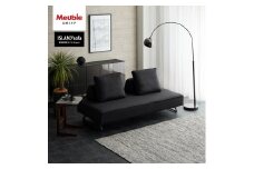 ミゲル ソファ 200cm 3人掛け チャコールブラック【モーブル】【大川家具】