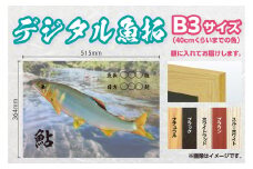 CM-014 【B３・デジタル魚拓】メモリアルフィッシュを釣れたてのままに。