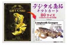 CM-025 【B0・デジタル魚拓ギフトカード】メモリアルフィッシュを釣れたてのままに。