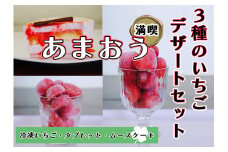 CZ-012_【あまおう満喫】3種のいちごデザートセット		