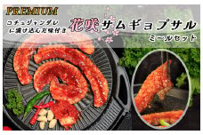 AS-035_PREMIUM コチュジャンダレに漬け込んだ味付き花咲サムギョプサル ミールセット（化粧箱入り）