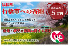 AJ-030_行橋市「産業・観光の振興に関する事業」への寄付【50,000円】（返礼品なし）