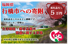 AJ-024_行橋市「生活環境・都市基盤等の整備に関する事業」への寄付【50,000円】（返礼品なし）