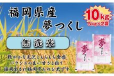 BZ-013_【令和7年産新米先行予約】【無洗米】食味鑑定士厳選　 福岡県産夢つくし10kg（5kg×2)