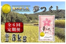 CE-104_【定期便６回】令和７年米　金のめし丸夢つくし 5Kg（1袋）×６回