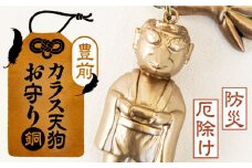 カラス天狗のお守り 銅 《豊前市》【山田遼太郎】おまもり 防災 厄除け ギフト 贈り物　 [VCR002]