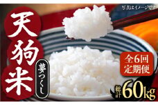 【全6回定期便】天狗米 夢つくし 10kg《豊前市》【障害者支援施設 第一周防学園】米 お米 ゆめつくし 白米 [VCX011]