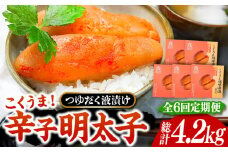 【全6回定期便】庄屋 こくうま 博多 辛子明太子 140g×5箱 セット ～福岡県の魚市場仲買が選ぶ量産できない味わい～《豊前市》【株式会社マル五】 明太子 めんたい 明太 [VCL049]