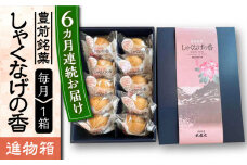 【全6回定期便】【進物箱】しゃくなげの香 10個入り《豊前市》【武蔵屋】お中元 ギフト 贈り物 和菓子 [VBU021]