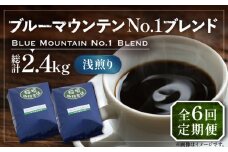 【豆でお届け】【全6回定期便】ブルーマウンテン NO.1 ブレンド コーヒー ( 浅煎り )《豊前市》【稲垣珈琲】 珈琲 コーヒー 豆 粉 [VAS168]