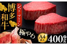博多和牛 ヒレ シャトーブリアン 200g × 2枚《豊前市》【久田精肉店】 [VBK078]