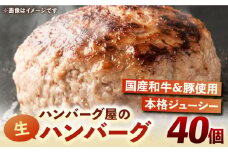 ハンバーグ屋の肉汁溢れる生ハンバーグ 150g×40個《豊前市》【鉄板ダイニング チオハウス】 ハンバーグ 冷凍 [VDC005]
