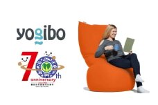 【オレンジ】Yogibo Max 【豊前市制施行70周年記念】《豊前市》【株式会社Yogibo】　ヨギボー マックス ソファ クッション 枕 ベッド [VDI001-3]