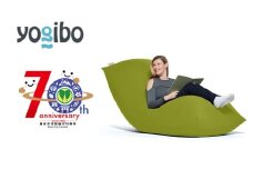 【ライムグリーン】Yogibo Max 【豊前市制施行70周年記念】《豊前市》【株式会社Yogibo】　ヨギボー マックス ソファ クッション 枕 ベッド [VDI001-7]