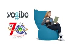【アクアブルー】Yogibo Max 【豊前市制施行70周年記念】《豊前市》【株式会社Yogibo】　ヨギボー マックス ソファ クッション 枕 ベッド [VDI001-9]