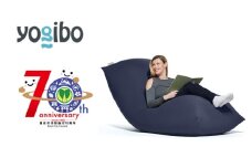 【ネイビーブルー】Yogibo Max 【豊前市制施行70周年記念】《豊前市》【株式会社Yogibo】　ヨギボー マックス ソファ クッション 枕 ベッド [VDI001-10]