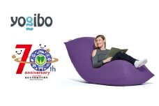 【パープル】Yogibo Max 【豊前市制施行70周年記念】《豊前市》【株式会社Yogibo】　ヨギボー マックス ソファ クッション 枕 ベッド [VDI001-11]