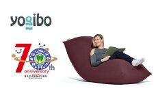 【ディープパープル】Yogibo Max 【豊前市制施行70周年記念】《豊前市》【株式会社Yogibo】　ヨギボー マックス ソファ クッション 枕 ベッド [VDI001-12]