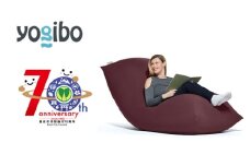 【ディープパープル】Yogibo Max 【豊前市制施行70周年記念】《豊前市》【株式会社Yogibo】　ヨギボー マックス ソファ クッション 枕 ベッド [VDI001-12]