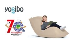 【ライトグレー】Yogibo Max 【豊前市制施行70周年記念】《豊前市》【株式会社Yogibo】　ヨギボー マックス ソファ クッション 枕 ベッド [VDI001-14]