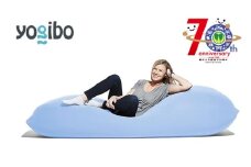 【ペールブルー】Yogibo Max 【豊前市制施行70周年記念】《豊前市》【株式会社Yogibo】　ヨギボー マックス ソファ クッション 枕 ベッド [VDI001-23]