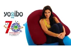 【ワインレッド】Yogibo Support 【豊前市制施行70周年記念】《豊前市》【株式会社Yogibo】ヨギボー サポート ソファ クッション 枕 ベッド [VDI004-2]