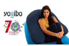 【ネイビーブルー】Yogibo Support 【豊前市制施行70周年記念】《豊前市》【株式会社Yogibo】ヨギボー サポート ソファ クッション 枕 ベッド [VDI004-10]