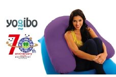 【パープル】Yogibo Support 【豊前市制施行70周年記念】《豊前市》【株式会社Yogibo】ヨギボー サポート ソファ クッション 枕 ベッド [VDI004-11]