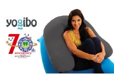 【ダークグレー】Yogibo Support 【豊前市制施行70周年記念】《豊前市》【株式会社Yogibo】ヨギボー サポート ソファ クッション 枕 ベッド [VDI004-15]