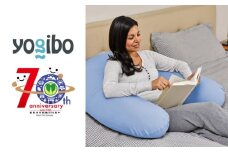 【ペールブルー】Yogibo Support 【豊前市制施行70周年記念】《豊前市》【株式会社Yogibo】ヨギボー サポート ソファ クッション 枕 ベッド [VDI004-23]