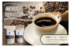 自家焙煎コーヒー豆とカフェインレスコーヒー豆のセット カフェドバルビゾン【016-0008】