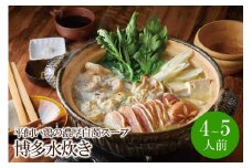 平飼い鶏の濃厚白濁スープ 博多水炊き[4～5人前]【066-0003】